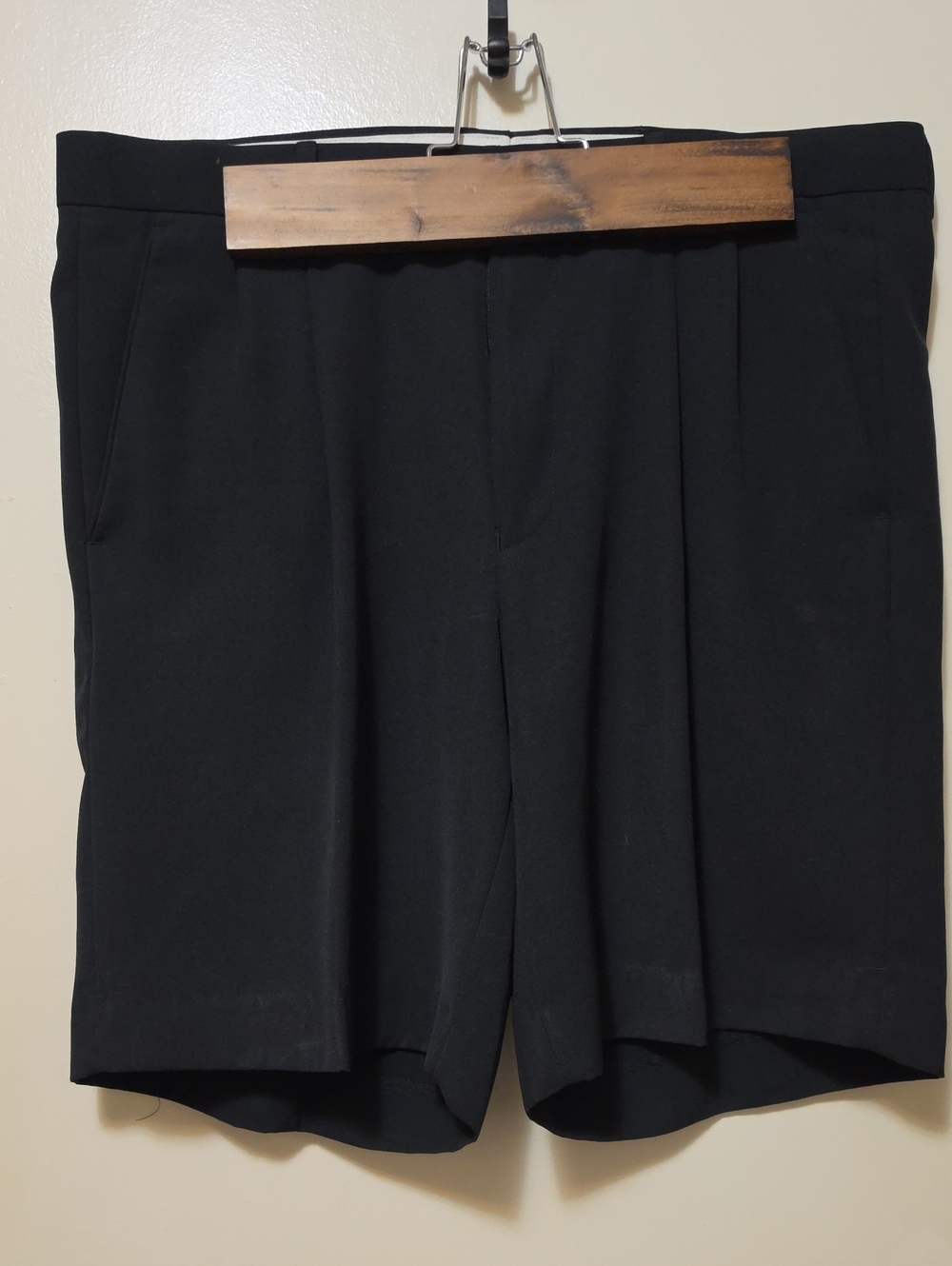 Alan Flusser Black Tailored Bermuda Shorts 36